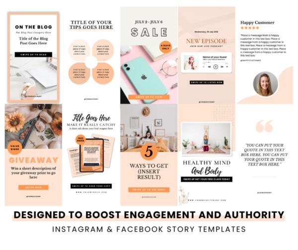 The Social Media Content Template Bundle - Image 17