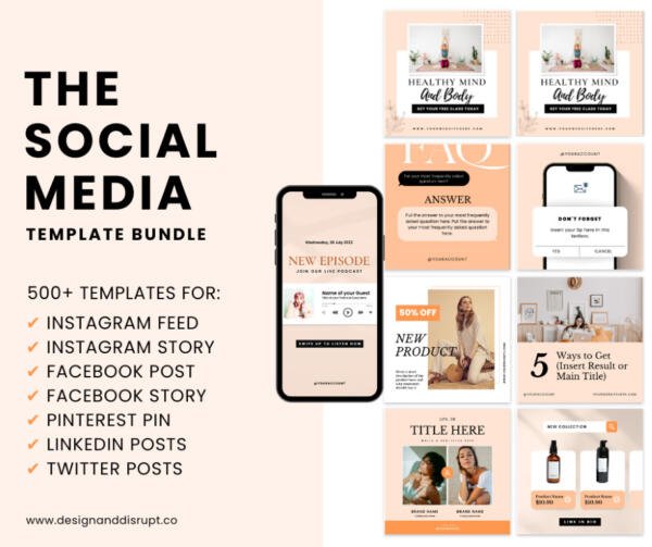 The Social Media Content Template Bundle