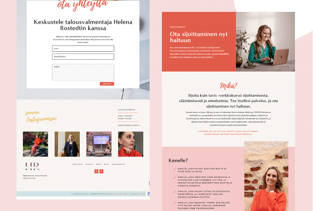 A Modern Makeover for a Financial Coaching company