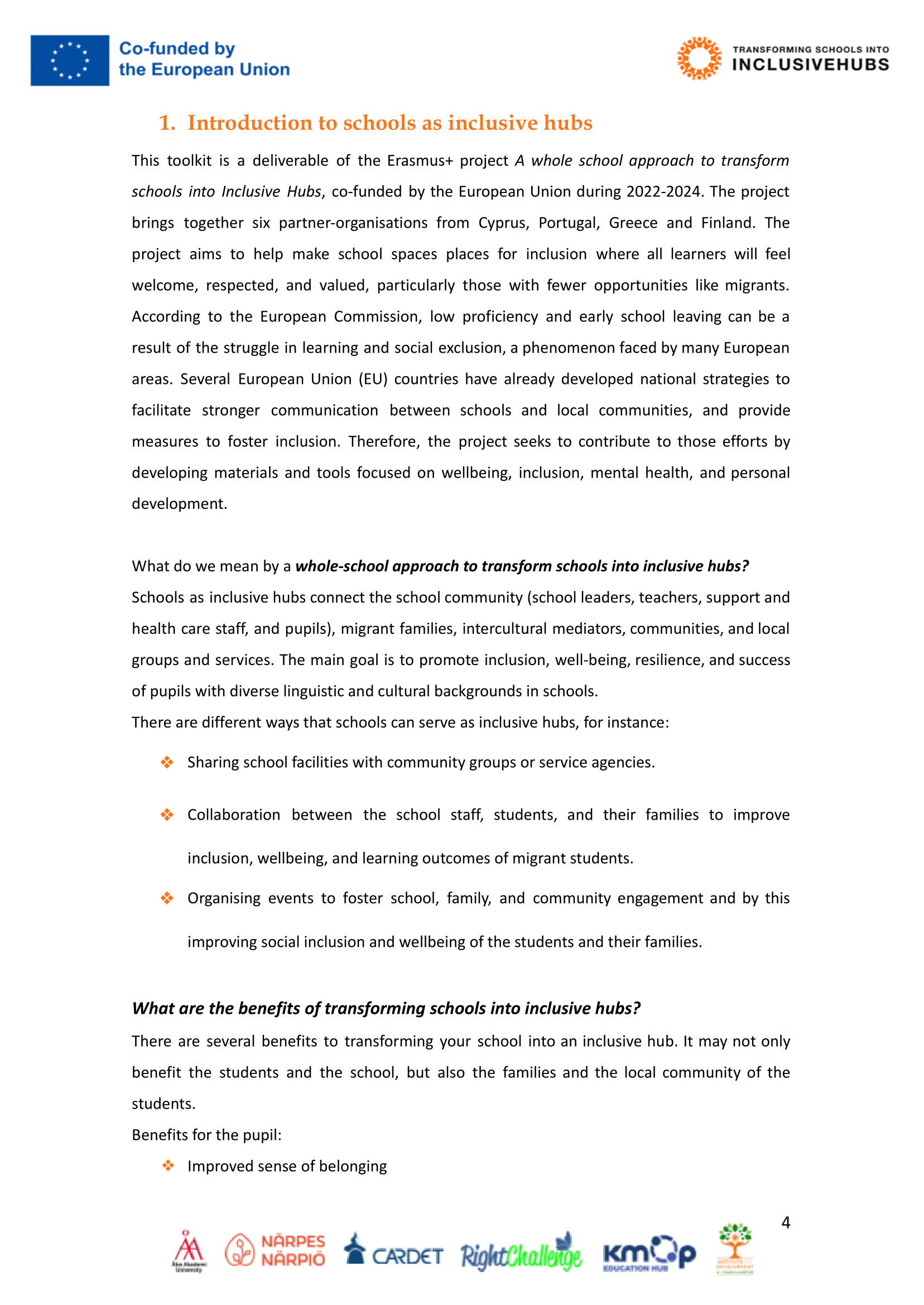 Inclusive Hubs Toolkit - Before
