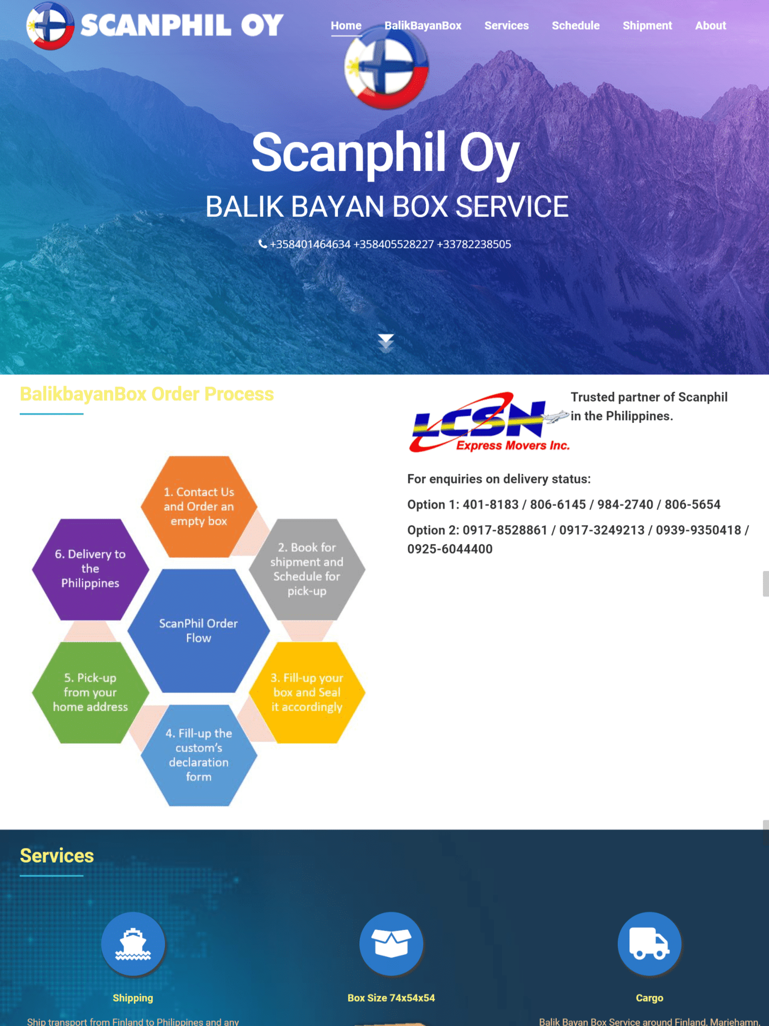 Scanphil Global Oy - Before