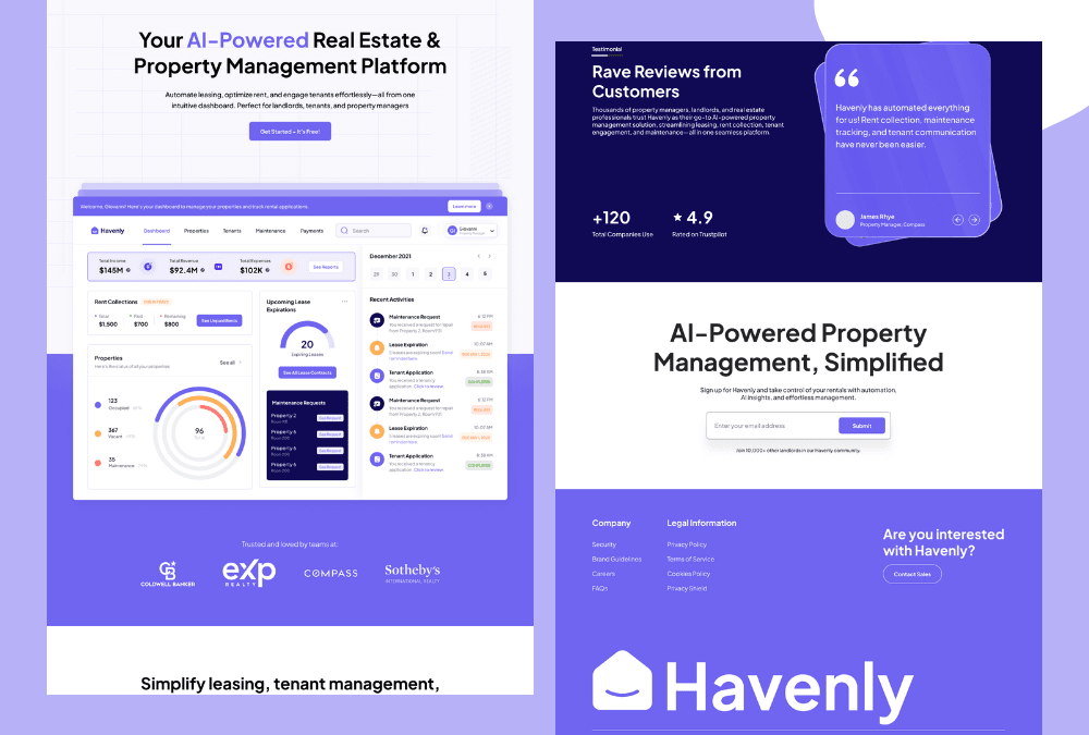 Havenly: AI-Driven Property Management SaaS