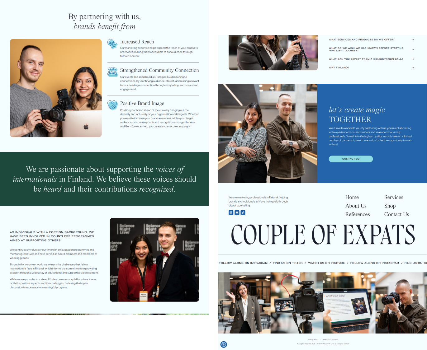 couple of expats portfolio